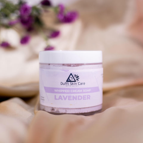 Whipped Cream Soap (Luxury Lavender, 75 grams) - Dufft Skin Care