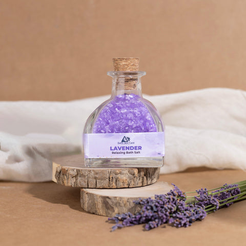 Lavender Bath Salt (Comes in Luxurious Glass Bottle) - Dufft Skin Care