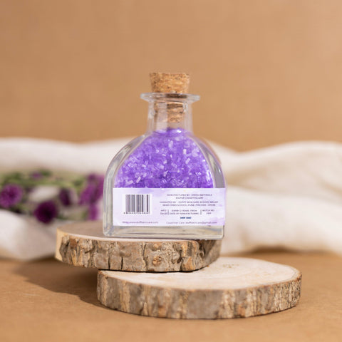 Lavender Bath Salt (Comes in Luxurious Glass Bottle) - Dufft Skin Care