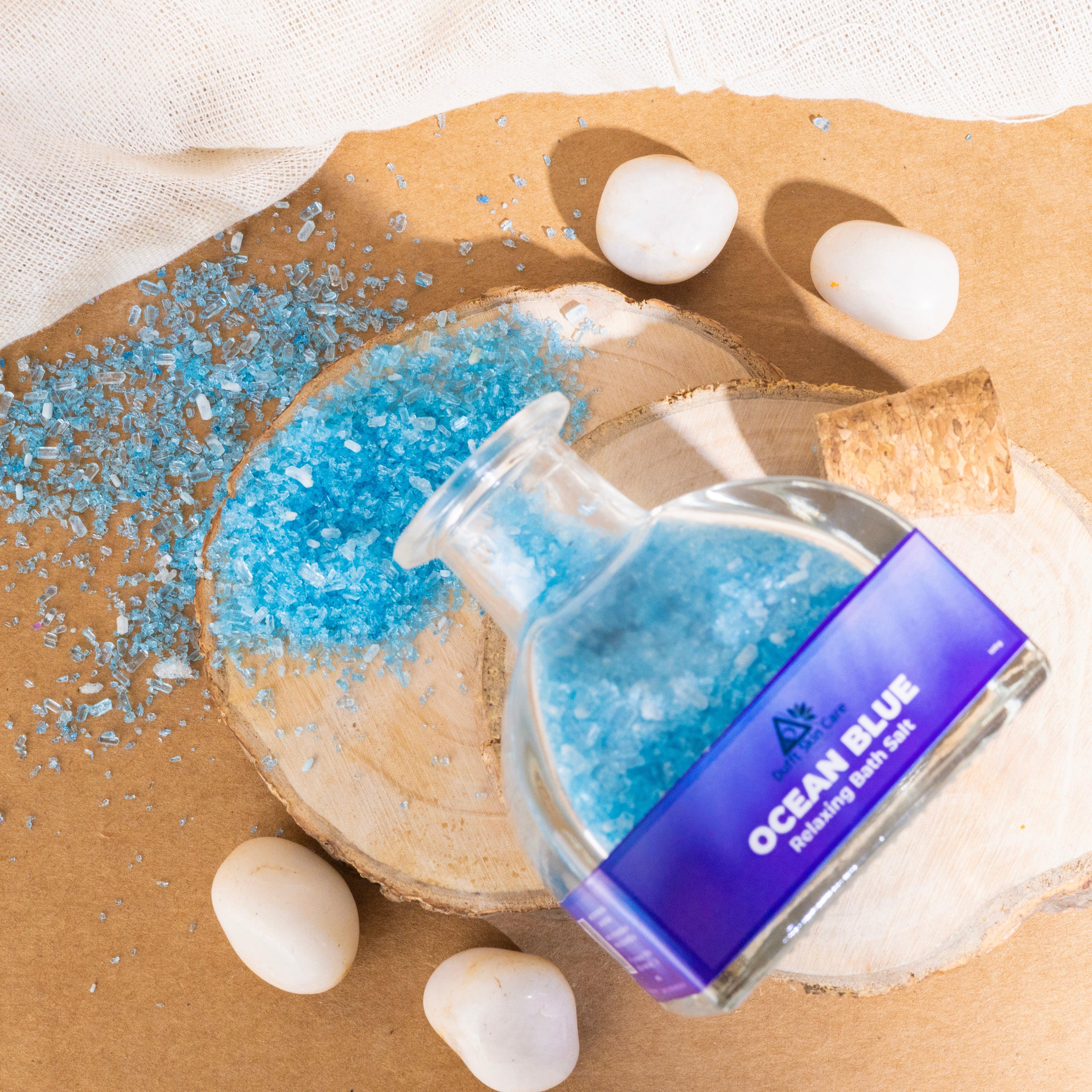 Ocean Breeze Bath Salt Infused with Aromatic Blends (100 grams, Perfect for Rejuvenation & Indulgent Bathing Experience) - Dufft Skin Care