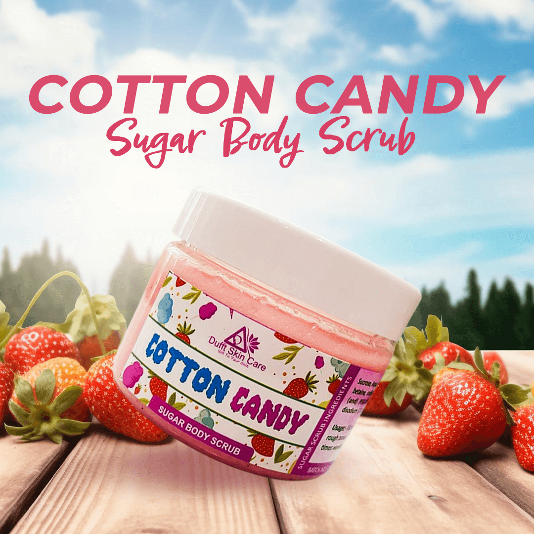 Cotton Candy Sugar Body Scrub (Jar, 150 grams) - Dufft Skin Care