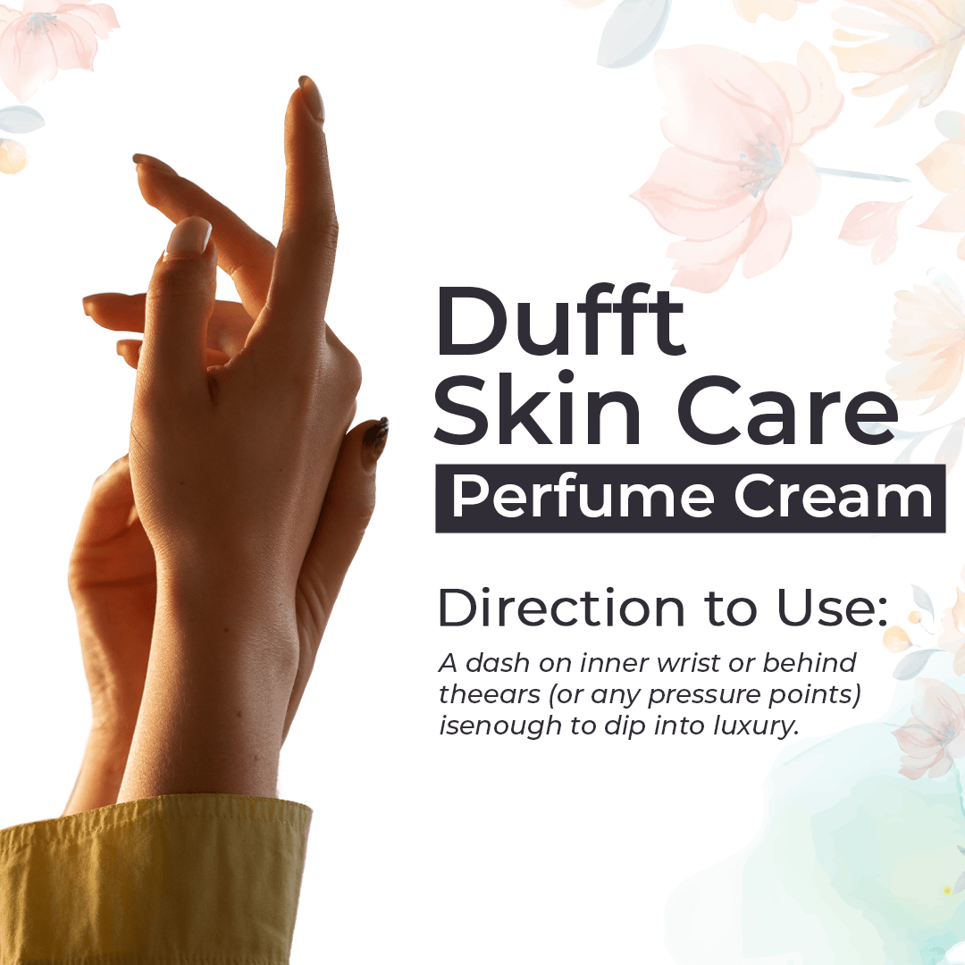 Premium Cream Perfume Infused with Oud & White Musk (15gram) - Dufft Skin Care