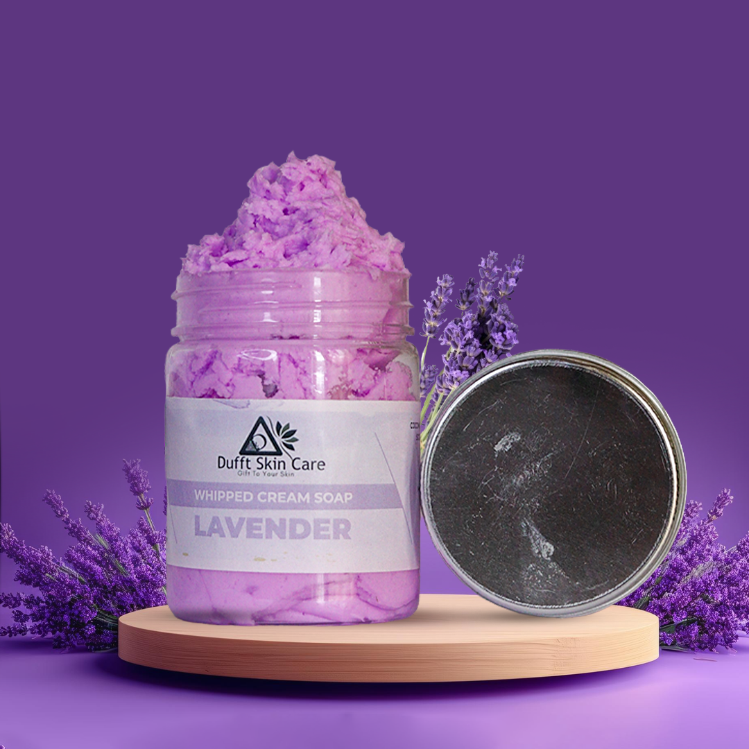 Luxurious Lavender Whipped Cream Soap (75gm)