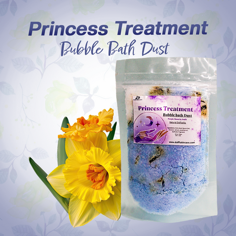 Princess Treatment Daffodils Bubble Bath Dust ( Citrus Fragrance) (150gm)