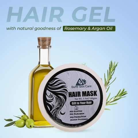 Hair Gel Mask With Castro Oil & Grape Seed Oil (100 grams)